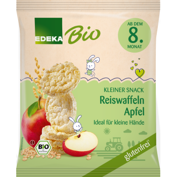EDEKA Bio - Reiswaffeln Apfel oder Himbeere
