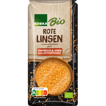 Rote Linsen oder Kichererbsen