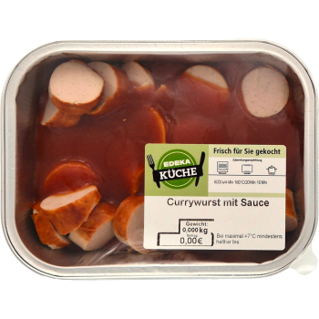 Currywurst mit Sauce