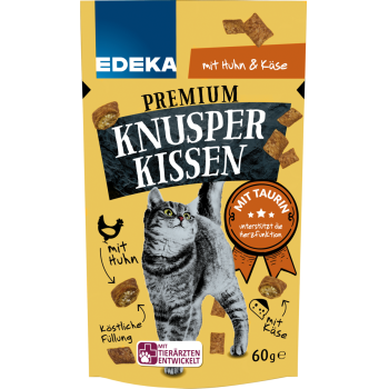 EDEKA - Premium Knusper Kissen Katzen Snacks