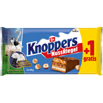 Knoppers Riegel oder Waffelschnitte