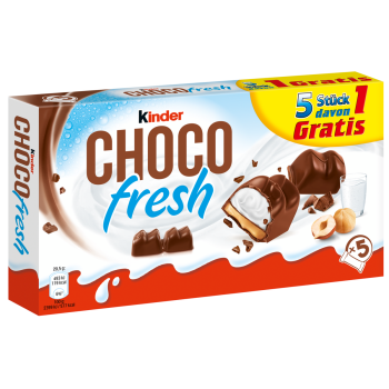 kinder Choco fresh, Milchschnitte, Pinguí oder Maxi King