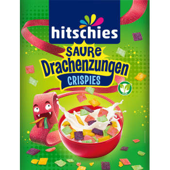 Hitschies Saure Drachenzungen Crispies