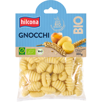 Hilcona Bio Gnocchi, Tortelloni oder Spätzle