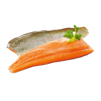 Lachsforellenfilet (mit Haut)