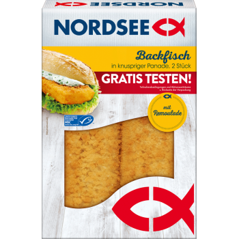 Nordsee Backfisch, Bremer Fischfrikadellen oder Matjesfilets