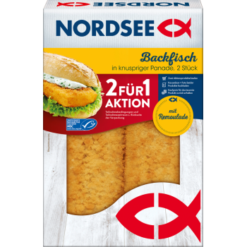 Nordsee Backfisch, Fischfrikadellen, Bremer, Herings- oder Matjesfilets