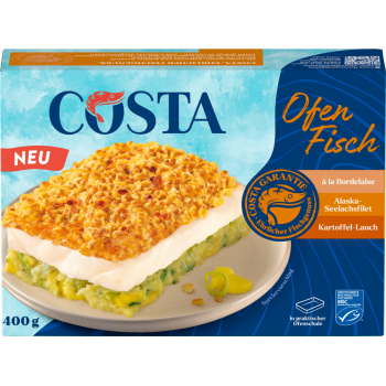 Costa Ofenfisch oder Fischstäbchen