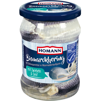 Homann Bismarckhering, Bratrollmops, Gabelrollmops oder Bratheringsfilets