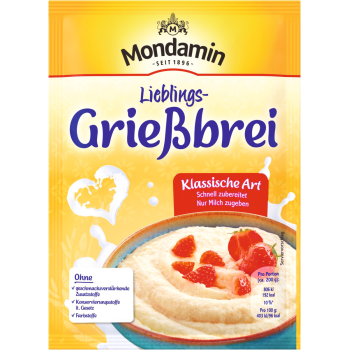 Mondamin Lieblings-Grießbrei oder -Milchreis