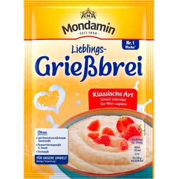 Mondamin Lieblings-Grießbrei oder -Milchreis