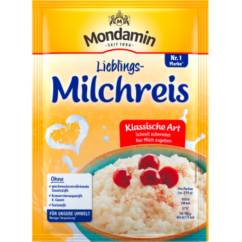 Mondamin Grießbrei oder Milchreis