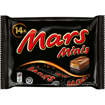 Mars, Twix, Snickers Minis