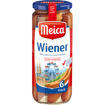 Meica Wiener, Frankfurter Art oder Geflügel-Würstchen