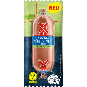 Rügenwalder Mühle - Veganes Mühlen Mett fein oder Chili oder vegane Teewurst