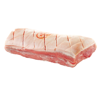 Frischer Schweinerückenbraten