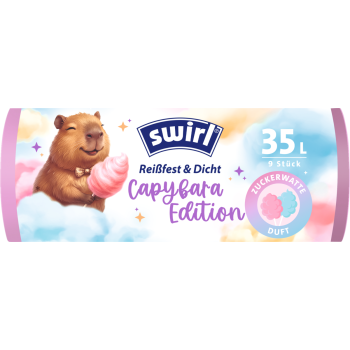 Zugbandmüllbeutel Capybara Edition