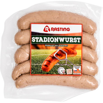 Rasting - Stadionbratwurst oder -krakauer