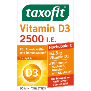 taxofit Vitamin D3 2500 I.E.
