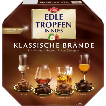 Trumpf Edle Tropfen in Nuss