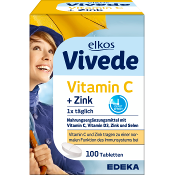 elkos Vivede Vitamin C+ Zink