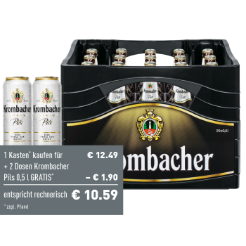 Krombacher Pils oder Radler